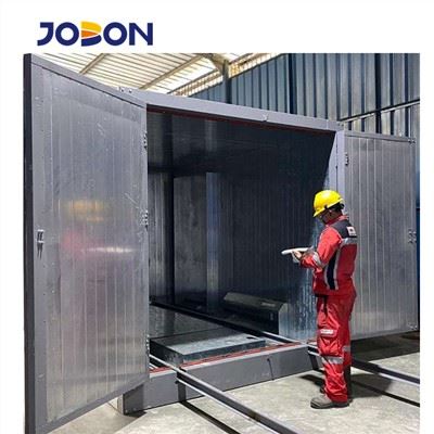 Bingkai Logam Pemanas Gas Curing Powder Coating Pemanasan Oven