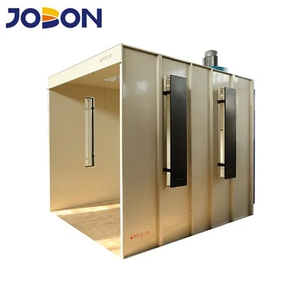 Manual Powder Coating Booth Produk Logam Tahan Lama Menyelesaikan Bilik Penyemprotan Bubuk Jenis Walk-in